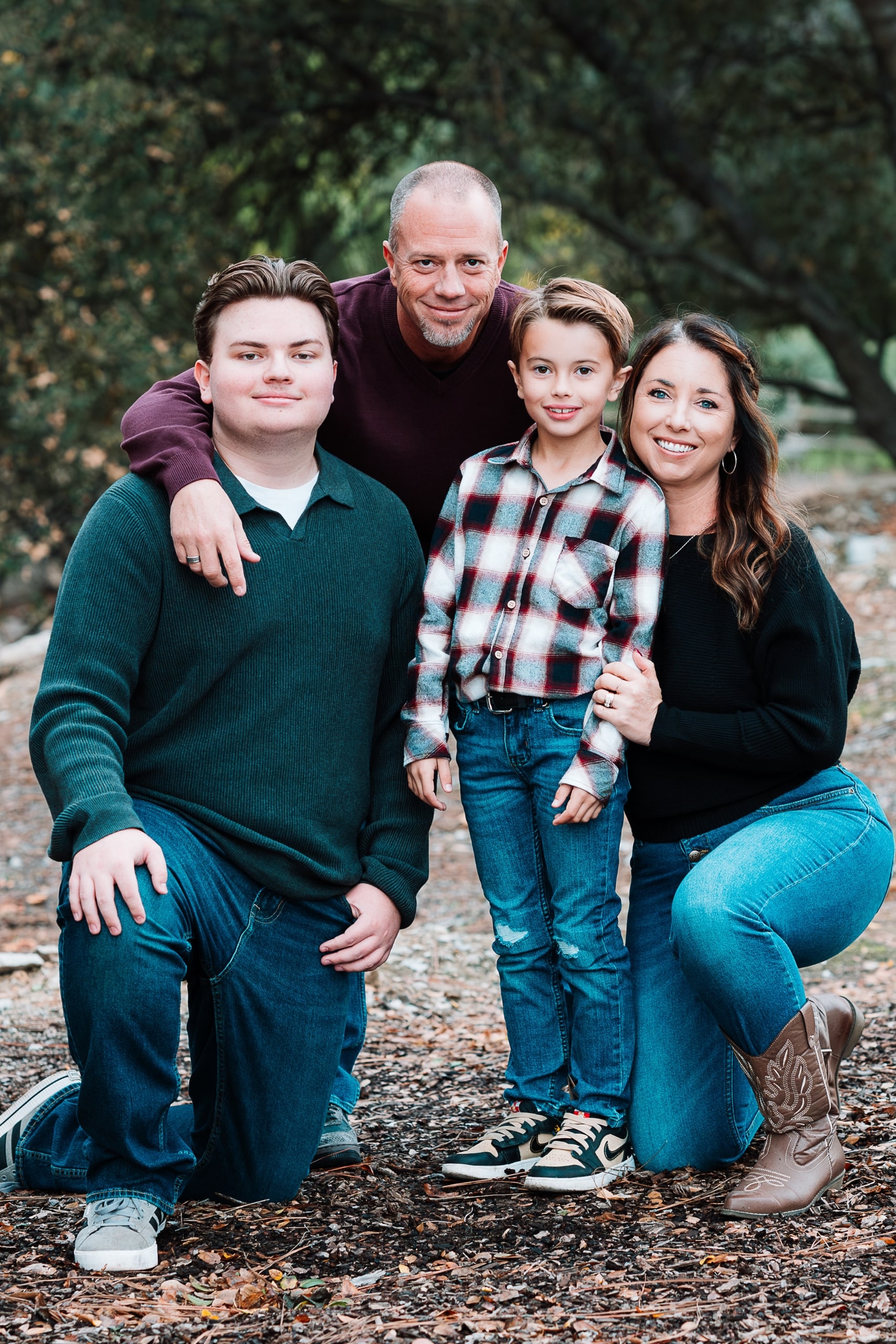 Cari nelson, the owner of King's Cleaning in Roseville CA with her beautiful family.