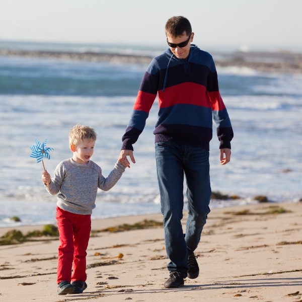 family enjoying free time after house cleaning in granite bay CA